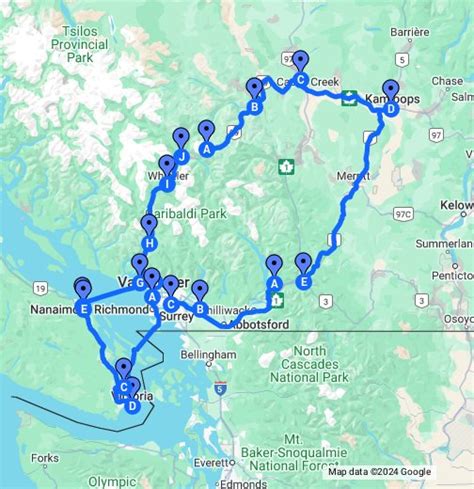 google maps of bc canada.